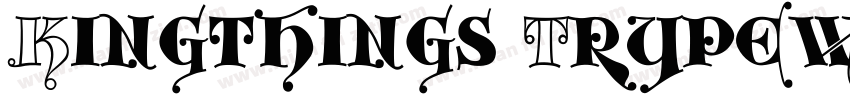 Kingthings Trypewriter字体转换